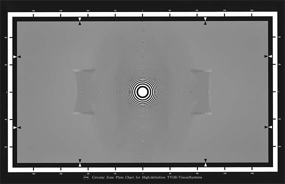 ITE高清晰度電視系統圓形區域測試圖